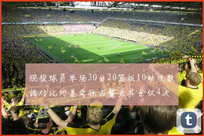 现役球员单场30分20篮板10助攻数据对比约基奇独占鳌头其余仅4次